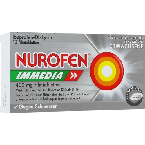 Nurofen Immedia 400 mg Filmtabletten 12 Stück