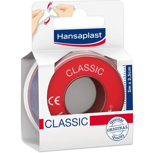 Hansaplast Fixierpflaster Classic 5mx2.5cm 1 Stück
