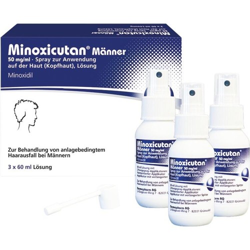Minoxicutan Männer 50mg/ml Spray 180 Milliliter