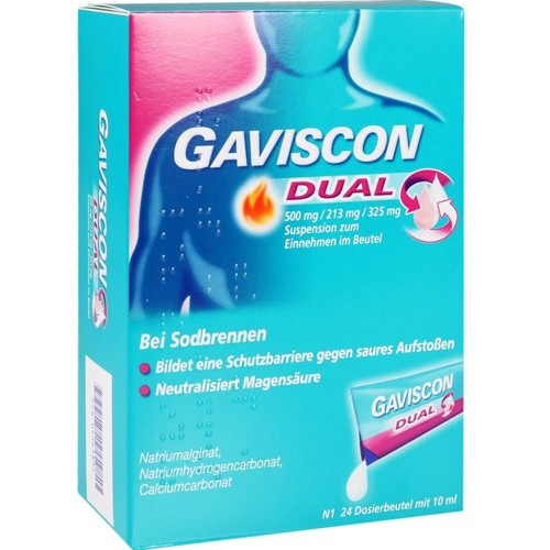 Gaviscon Dual 500mg/213mg/325mg 240 Milliliter