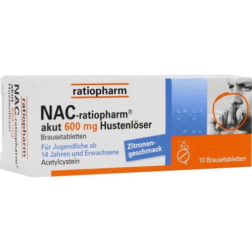 NAC-ratiopharm akut 600mg Hustenlöser 10 Stück