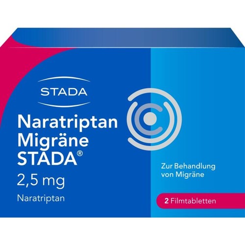 Naratriptan Migräne STADA 2.5mg Filmtabletten 2 Stück