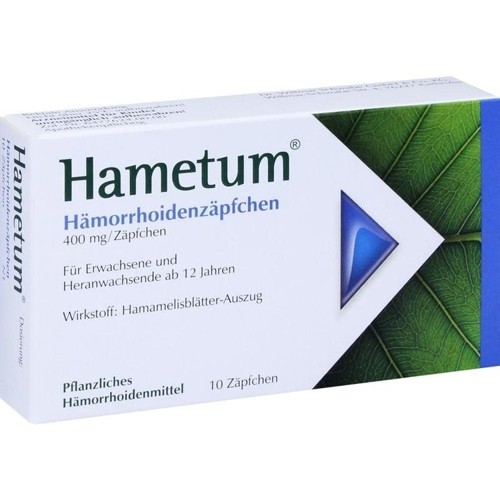 Hametum Hämorrhoiden Zäpfchen 10 Stück