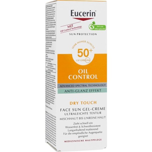 Eucerin Sun Gel-Creme Oil Contr.Anti-Gl.Eff.LSF50+ 50 Milliliter