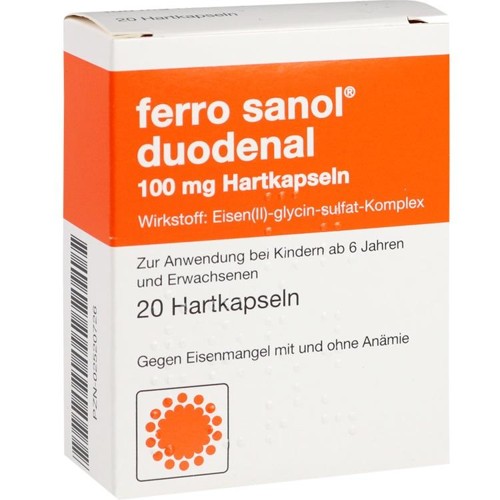 FERRO SANOL DUODENAL magens.res.Pellets in Kapseln 20 Stück