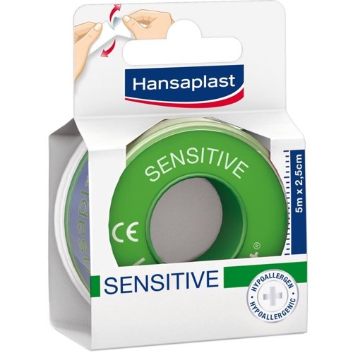 Hansaplast Fixierpflaster sensitive 5mx2.5cm 1 Stück