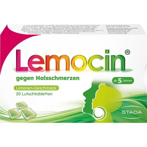 Lemocin gegen Halsschmerzen 20 Stück
