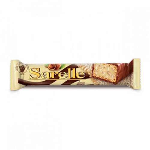 Sarelle Schokoladenwaffel Haselnusspaste und Stücke 33g