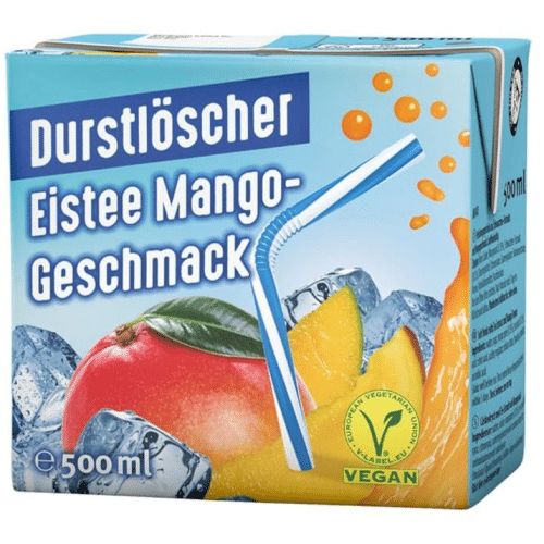 Durstlöscher Eistee Mango Geschmack
