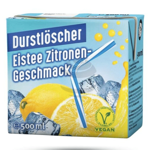 Durstlöscher Eistee Zitronen Geschmack 500ml (New)