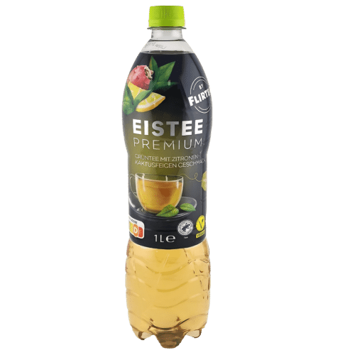 Eistee Premium Grüntee Mit Zitronen Kaktusfeigen Geschmack 1l