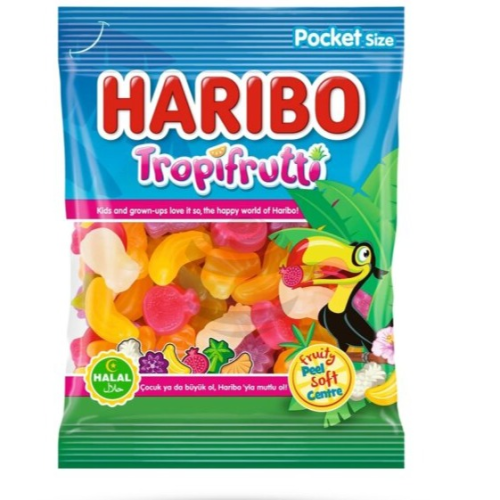 Haribo Tropifrutti 100g (Halal)