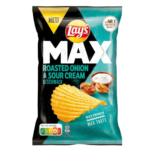 Lay's Max Rosated Onion & Sour Cream 110g (New)