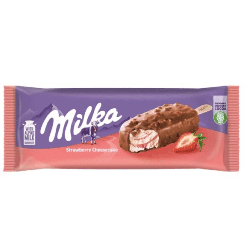 Milka Strawberry Cheesecake