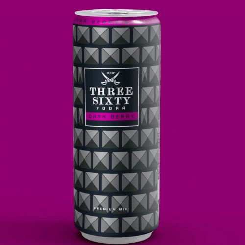 Three Sixty Vodka  Dark Berry (New) 250l.