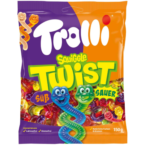 Tralli Squiggle Twist SÜß&Sauer 150g (New)