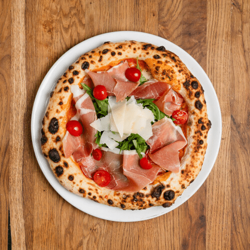 Pizza Rosso Parma E Rucola