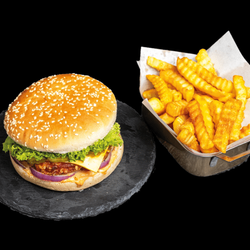 Chickenburger Menü