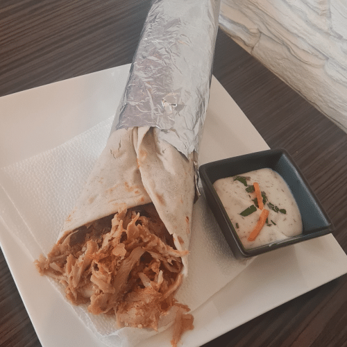 Türkische Pizza Nur Fleisch Hähnchen