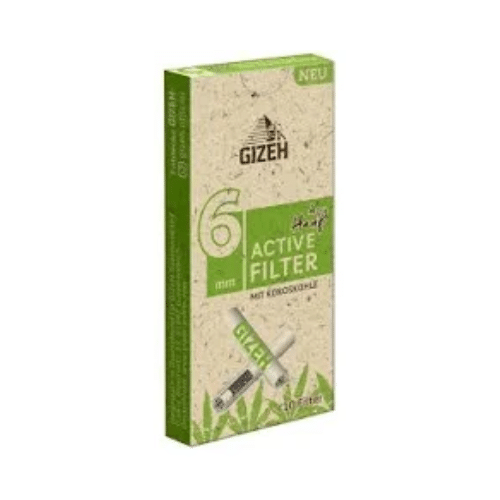 Gizeh Aktivkohle Filter 6mm