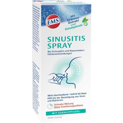Emser Sinusitis Spray mit Eukalyptusöl 15 Milliliter