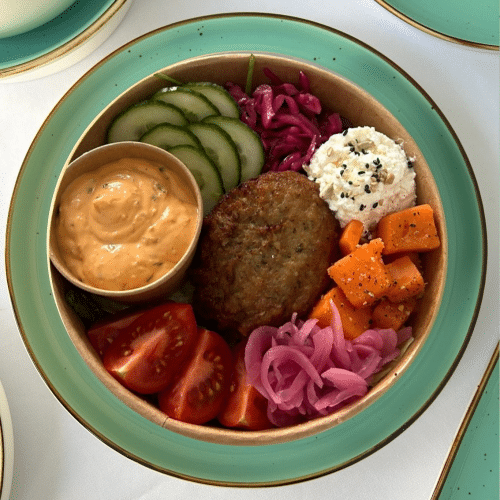 Ginger Burger Bowl