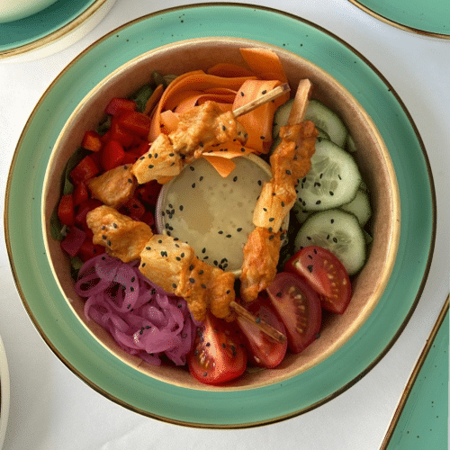 Hähnchen-Ananas Salat