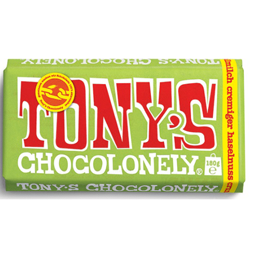 Tony's Vollmilch cremiger haselnuss 180g