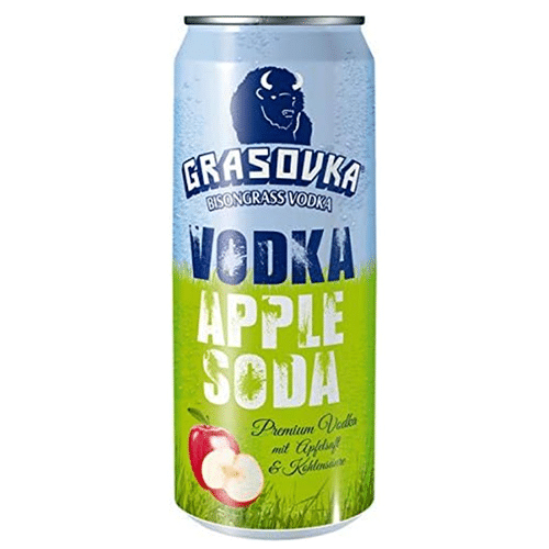Grasovka Vodka Apple Soda 0,33l (EINWEG)