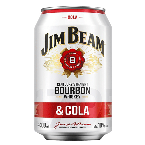 Jim Beam Bourbon Whiskey & Cola 0,33l (EINWEG)