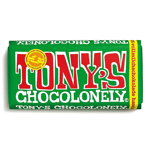 Tony's Vollmilch haselnuss 180g