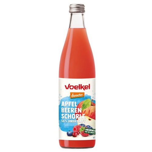 Voelkel Apfel Beeren Schorle 0,5l (MEHRWEG)