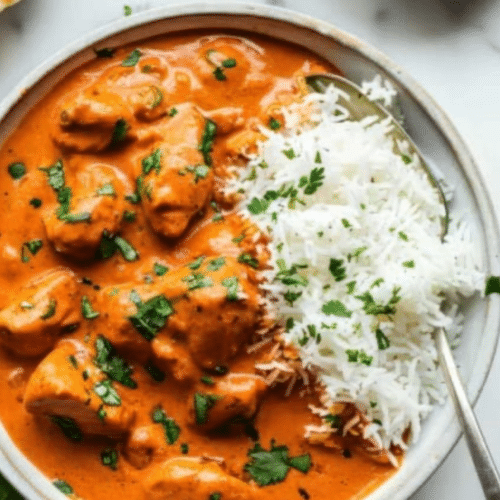 Butter Chicken mit Reis