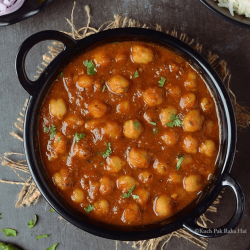 Channa Masala mit Reis