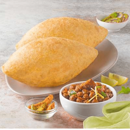 Chole bhature 2 stück