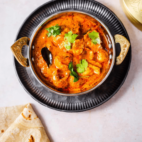 Prawns Shahi mit Garnelen
