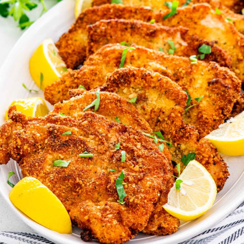 Schnitzel paniert