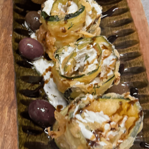 Frittierte Zucchini