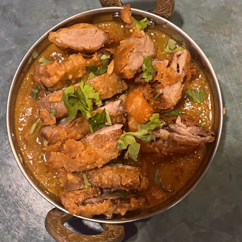 Knusprige Ente Madras