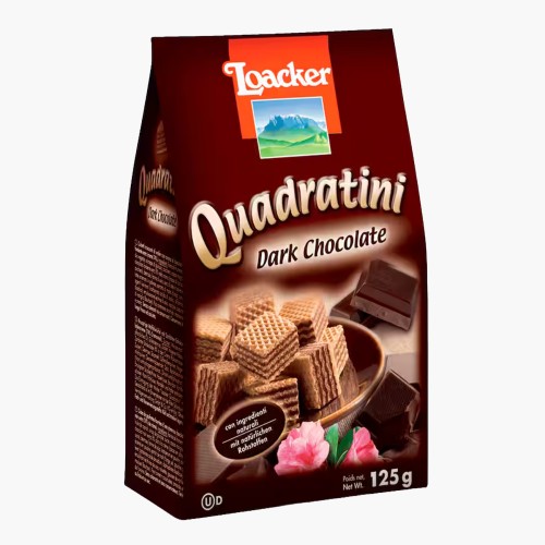 Loacker Quadratini Zartbitter 125g