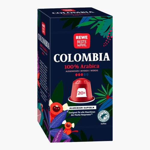 Rewe Beste Wahl Colombia 100g (20 Kapseln)