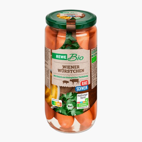 Rewe Bio Wiener Würstchen 250g