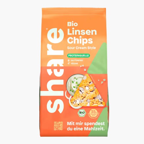 share Bio Linsenchips Sour Cream 80g