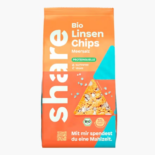 share Bio Linsenchips Meersalz 80g