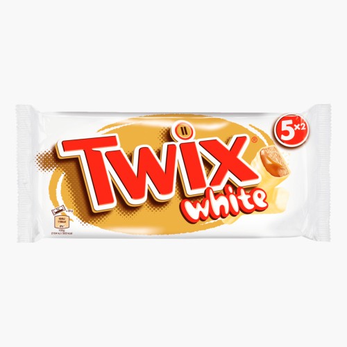 Twix Riegel White 5x50g