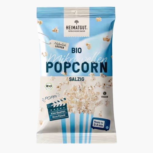 Heimatgut Bio Mikrowellen-Popcorn salzig 90g
