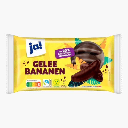 Ja! Gelee Bananen 250g