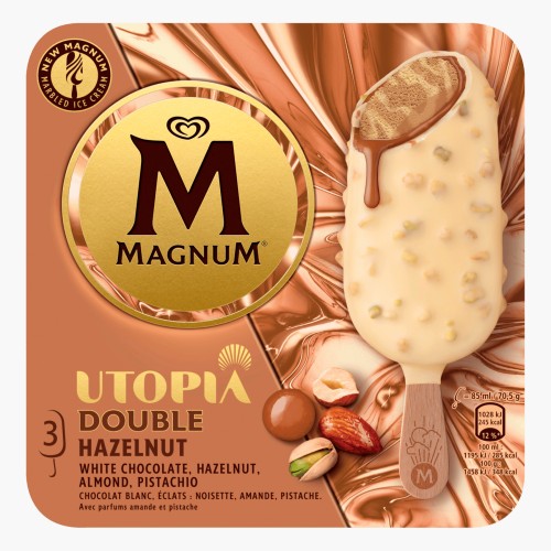 Magnum Utopia Double Hazelnut 255ml (3x85ml)