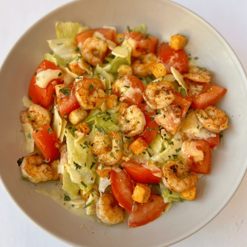 Ceasar mit Scampi