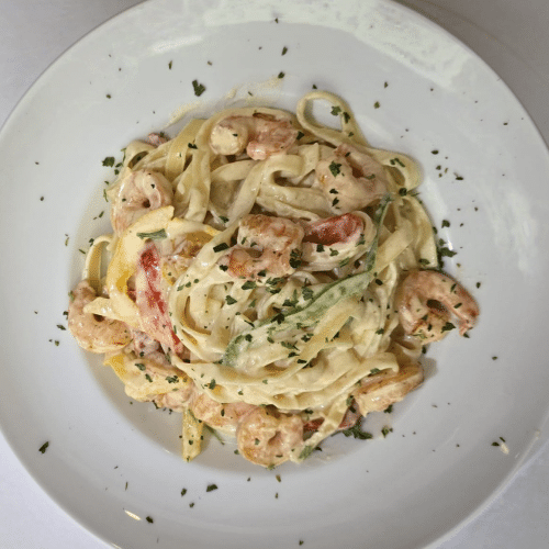 Tagliatelle Mit Scampi